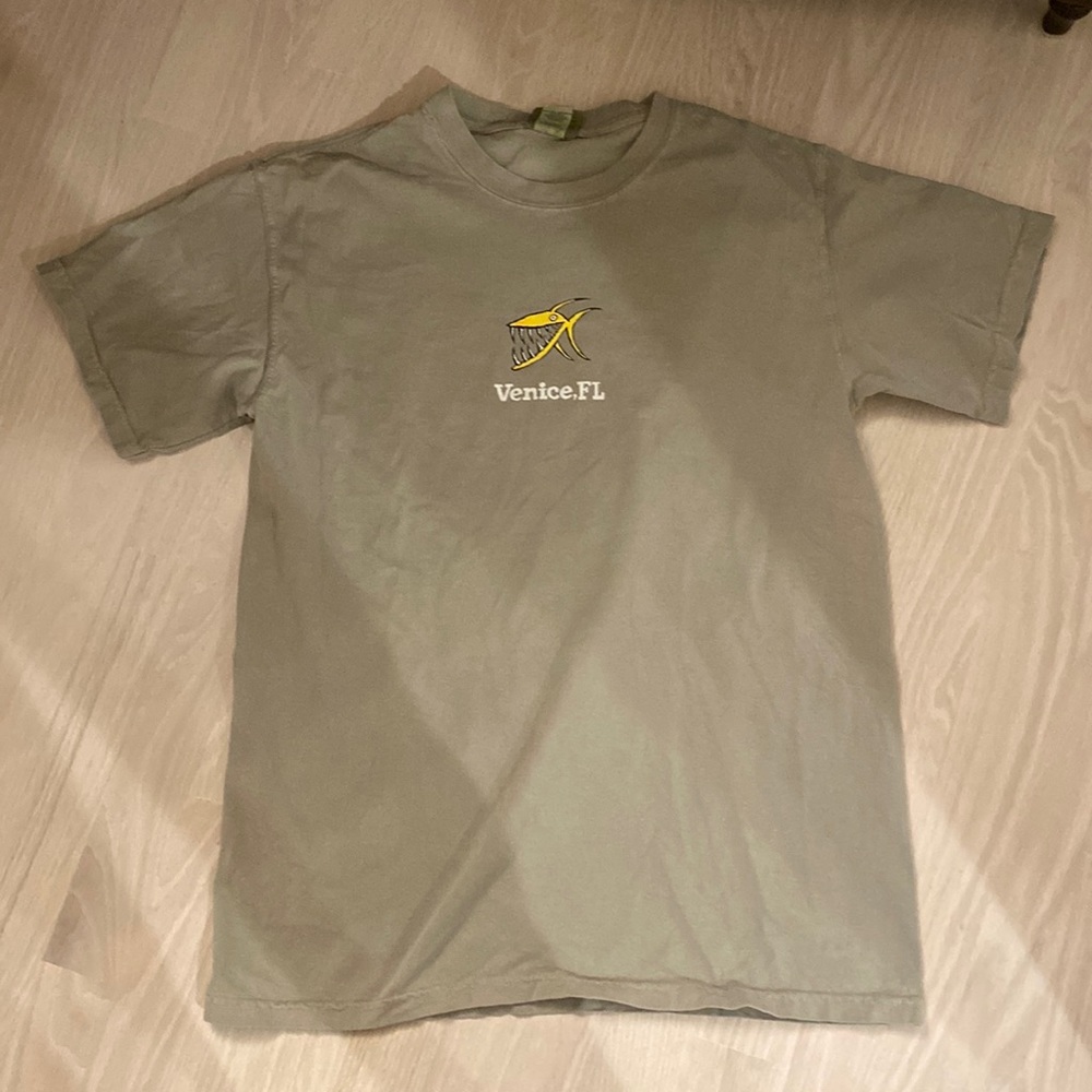 Venice Florida Mens Tee Medium Green Teal